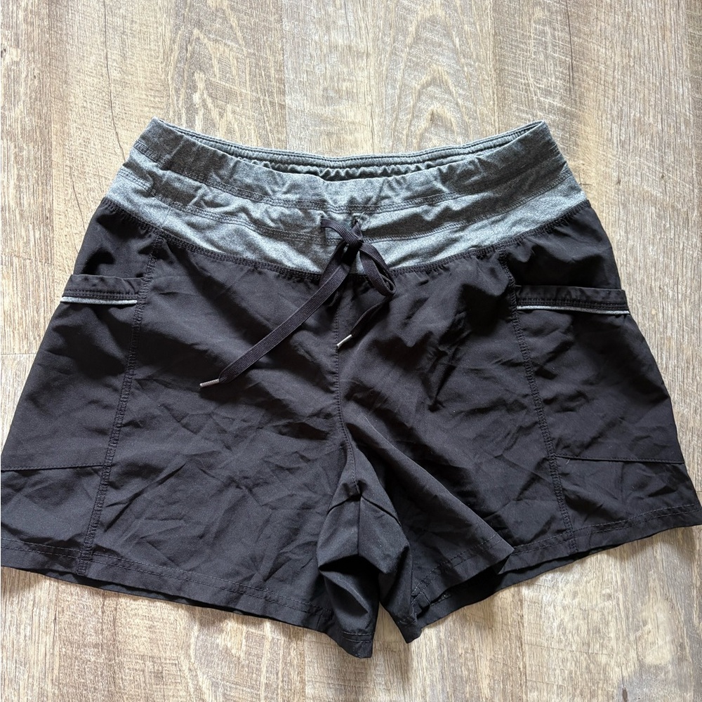 Women’s Black and Gray athletic Shorts